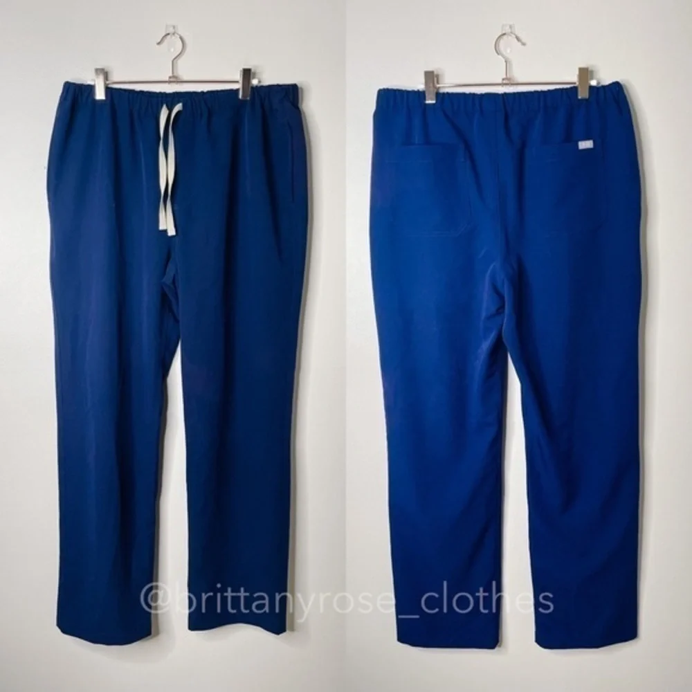FIGS PISCO Men’s Basic Straight Leg Scrub Pants Navy Technical FIONx